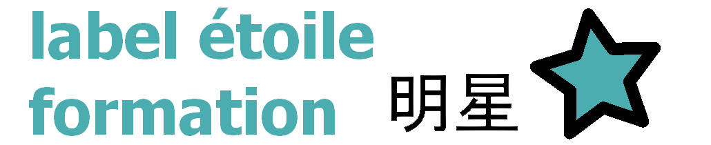 label étoile formation